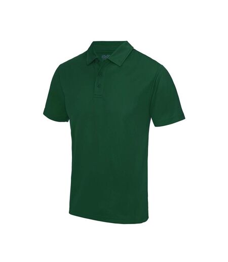 Mens Cool Regular Polo Shirt Bottle Green Just Cool