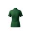 Womens/ladies Resist Heavyweight Polo Shirt Green Rimeck-3