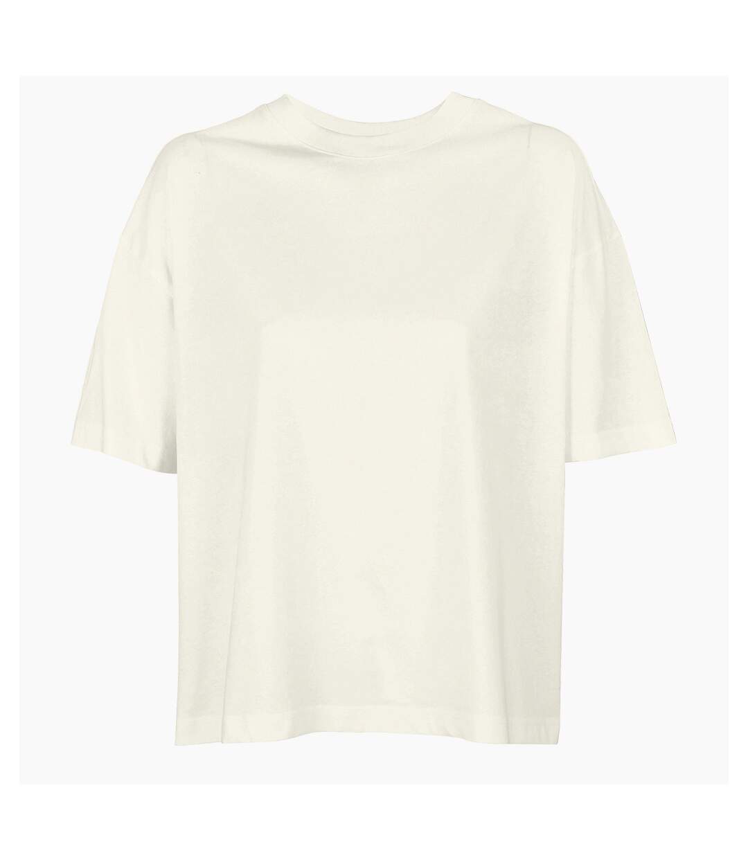 T-shirt femme blanc cassé SOLS