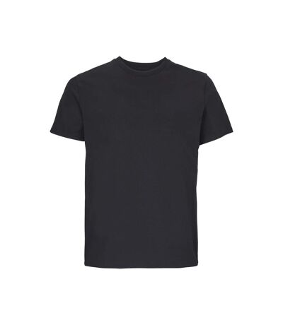 Mens Authentic Pique Polo Shirt Deep Black Russell