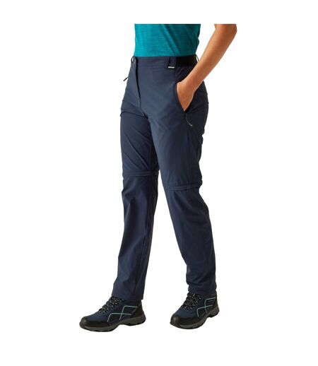 Womens/ladies Travel Light Ii Packaway Hiking Trousers Navy Regatta