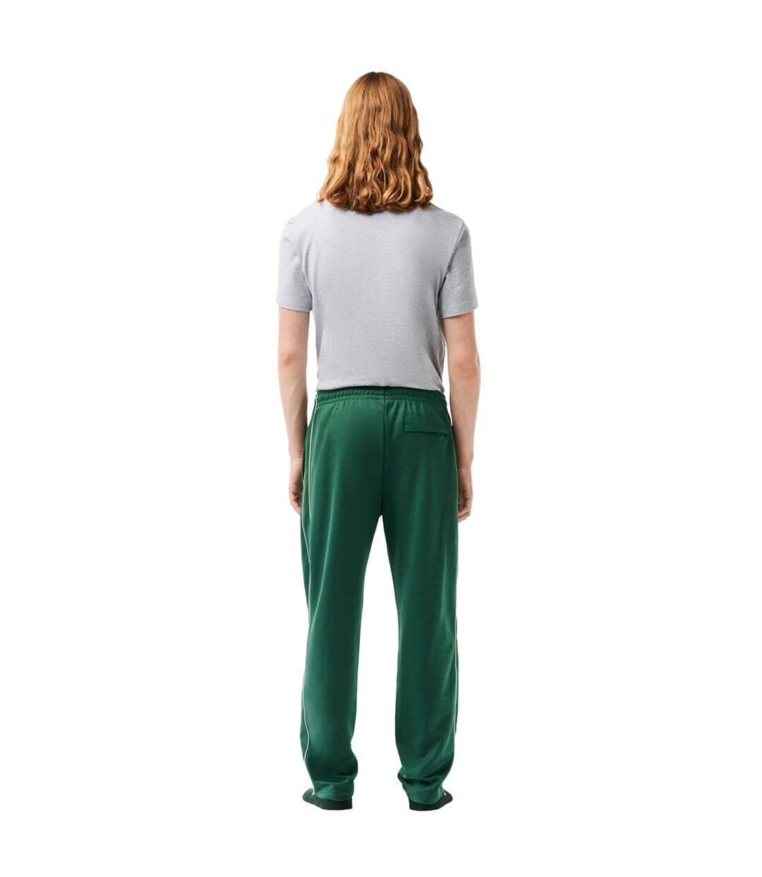 Mens Paris Pique Jogging Bottoms Green Lacoste-2