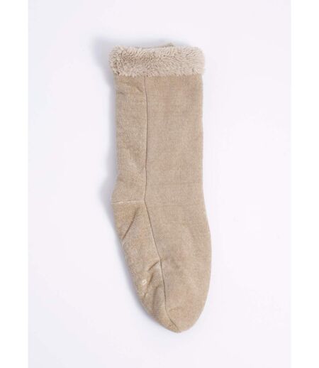 Chaussettes d'intérieur chaudes à picots