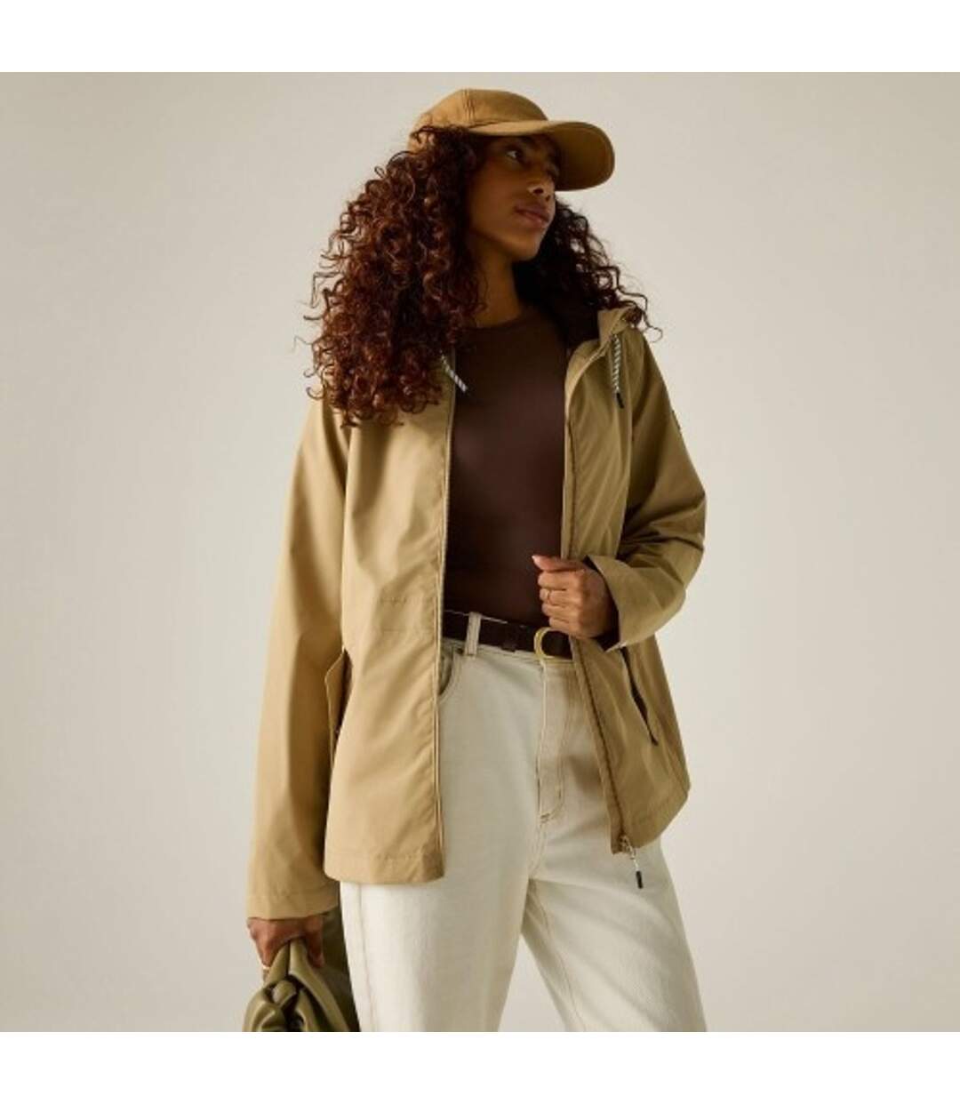 Veste Imperméable À Capuche Bayletta Femme Beige Regatta-1