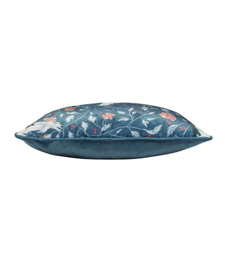 Georgiana botanical cushion cover one size slate blue Paoletti