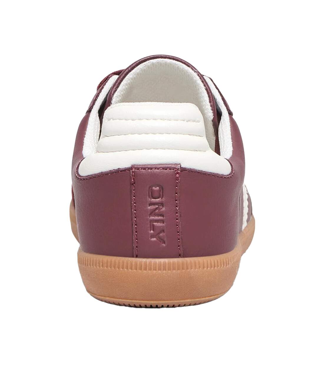 Baskets Amber Femme Bordeaux Crème Only-2