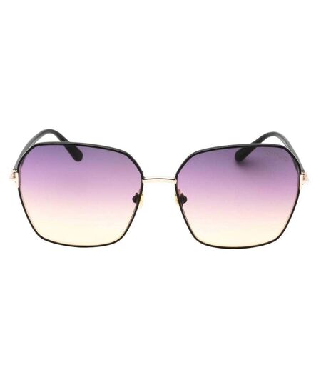 Womens/ladies Claudia 2 Butterfly Sunglasses One Size Black Rose Gold Tom Ford