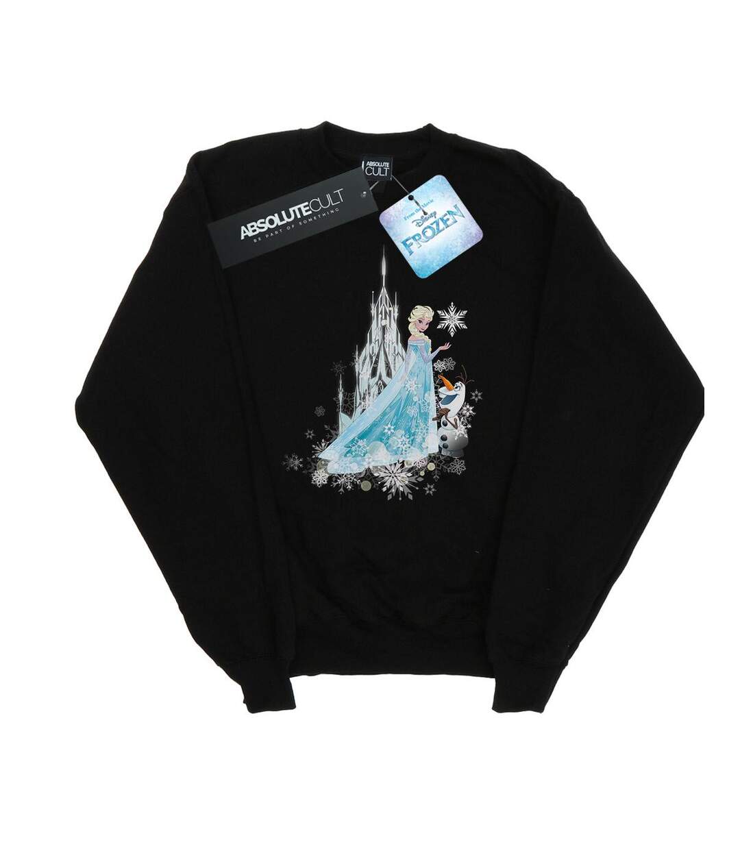 Disney - Sweat FROZEN ELSA AND OLAF WINTER MAGIC - Femme (Noir) - UTBI19091-1
