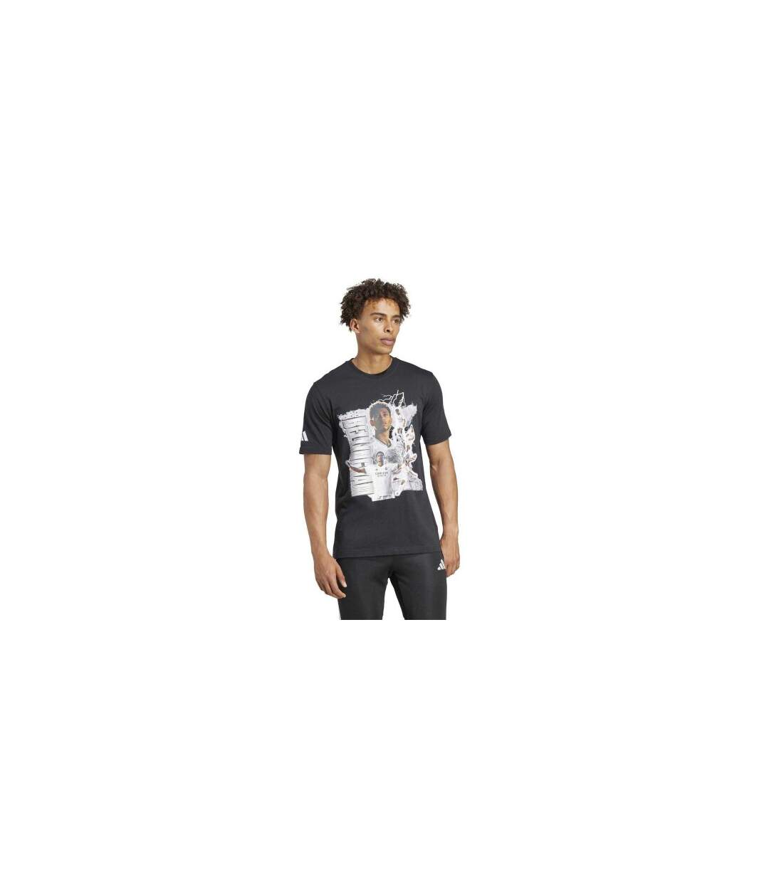 T-shirt Jude Bellingham Tour Homme Noir Adidas-1