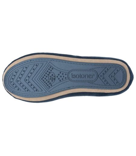Isotoner Chaussons Ballerines femme semelle intérieure moelleuse et confortable