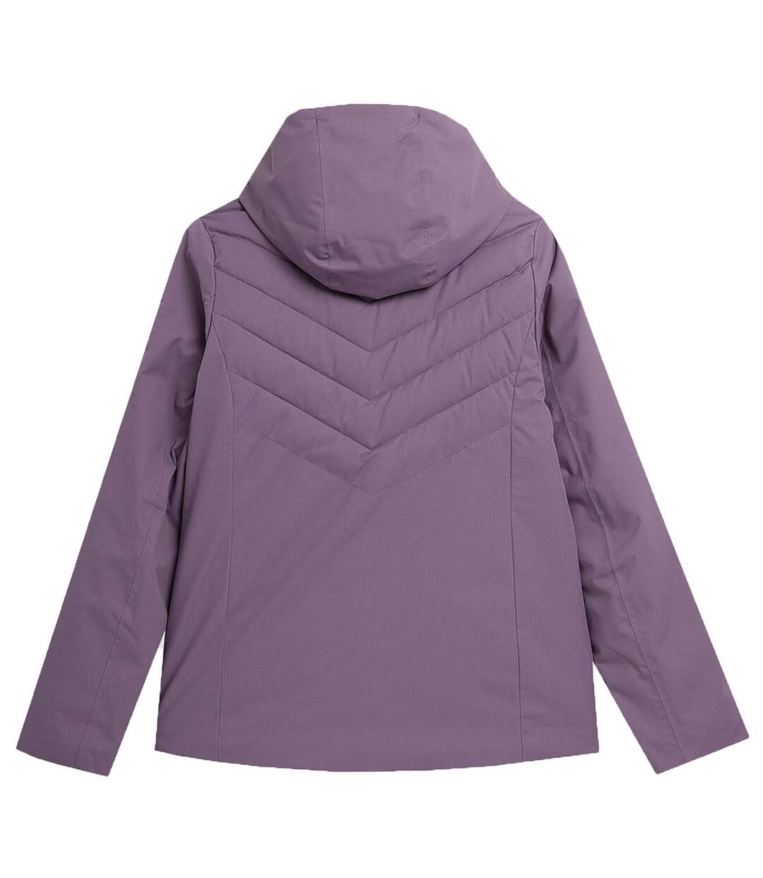 Womens/ladies Aw23tjacf122 Quilted Ski Jacket Dark Purple 4F-2