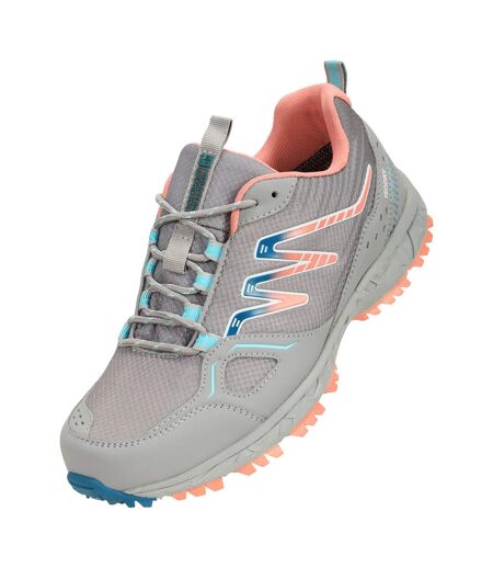 Womens/ladies lakeside walking shoes light grey Mountain Warehouse