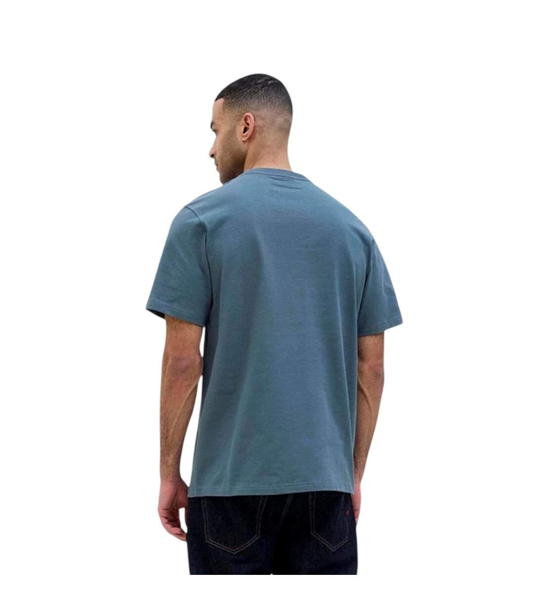 T-shirt Motif/style Brodé Royal Denim Division Homme Bleu Orion Jack And Jones-3