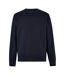 Unisex Adult Pique Regular Sweatshirt Navy Kustom Kit-1