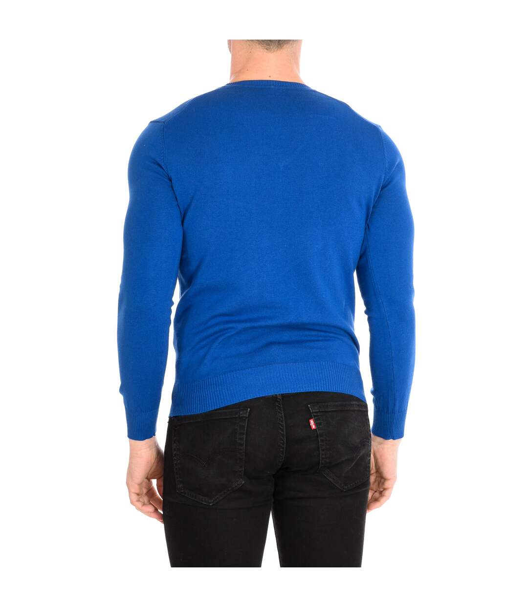 Long sleeve round neck sweater 1P98U4163 man