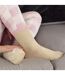 1 Pack Ladies Non Slip Cashmere Wool Slipper Bed Socks with Zzz Grips-4