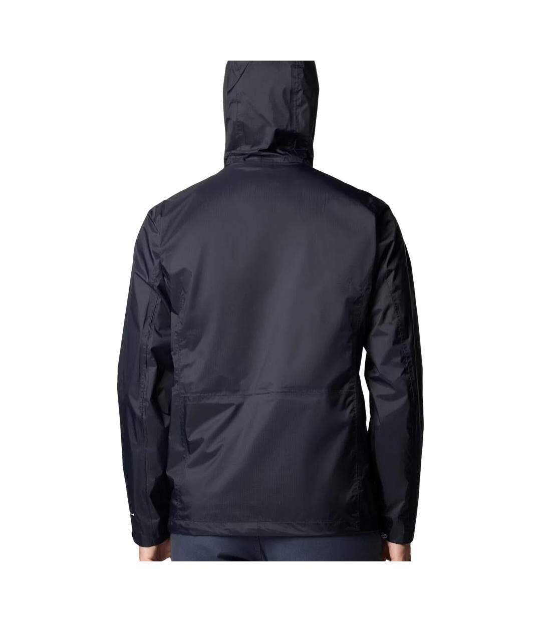 Veste de randonnée noir homme columbia imperméable pouring adventure-2