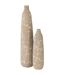Vase Fin en Grès Dune 69cm Beige & Blanc-2