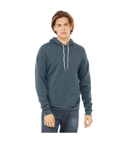 Sweatshirt Polaire À Capuche Unisexe Ardoise Chiné Bella + Canvas