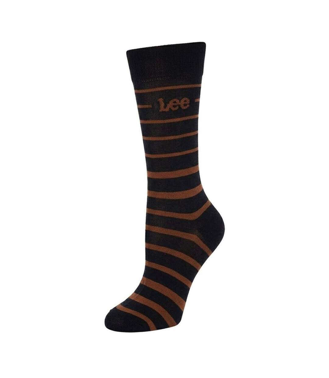 Lot De 3  Chaussettes Motif/style À Rayures Homme Bleu Lee-3