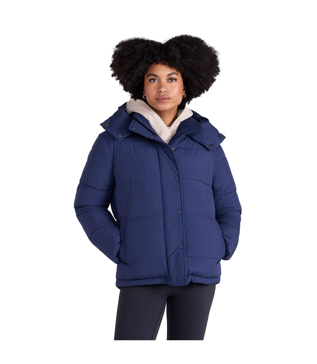 Doudoune Maeve Femme Bleu Marine Animal-2