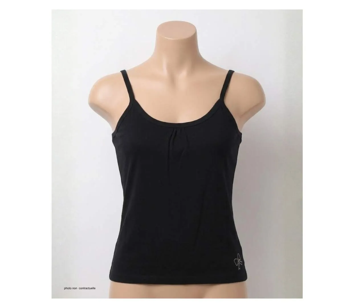 Débardeur AXONE CAPRI3N à fines bretelles : l'éclat des strass pour sublimer votre silhouette-3