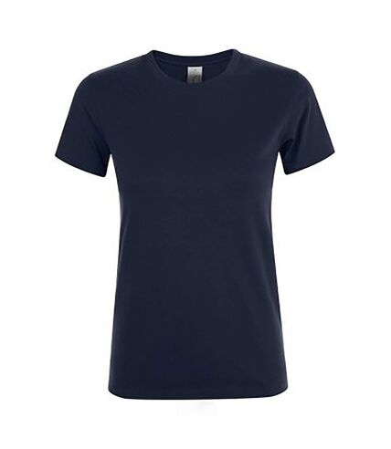 SOLS Womens/Ladies Regent Short Sleeve T-Shirt (Navy) - UTPC2792