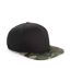 Beechfield - Lot de 2 casquettes de baseball - Homme (Noir/Camouflage jungle) - UTRW6723