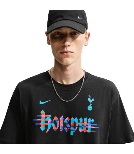 T-shirt Motif/style Tottenham Hotspur Fc Wordmark Homme Noir Blanc Nike