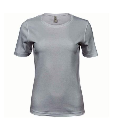 Ladies interlock t-shirt white Tee Jays