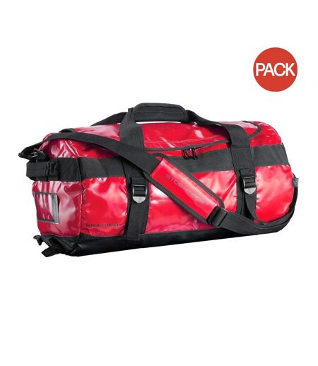 Stormtech Waterproof Gear Holdall Bag (Small) (Pack of 2) (Bold Red/Black) (One Size)