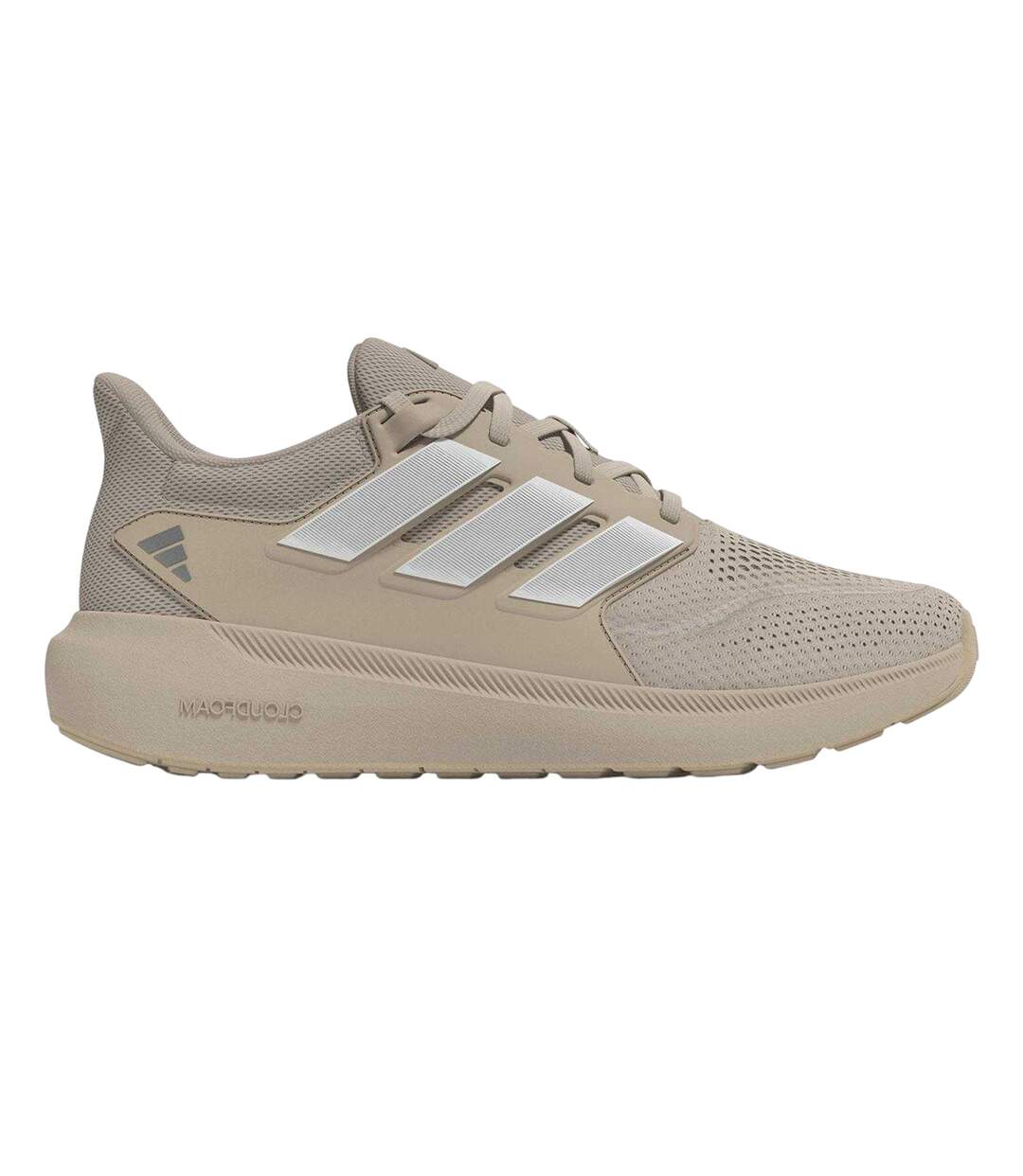 Womens/ladies Low Cut Trainers Beige Adidas-1