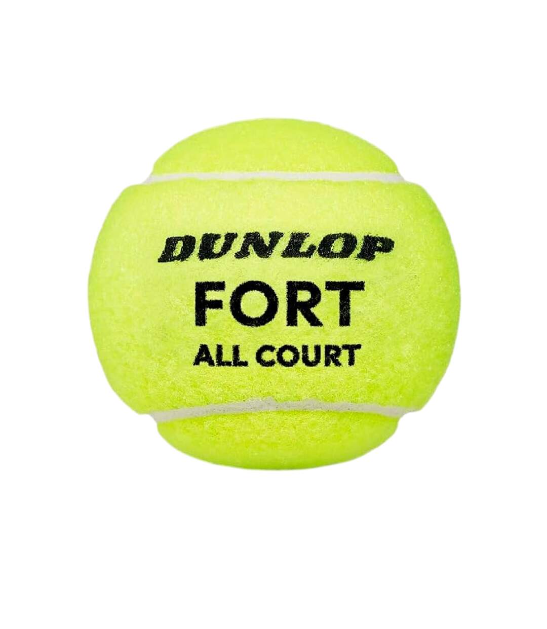 Pack Of 4  Fort All Court Tennis Balls  One Size Yellow Dunlop-2