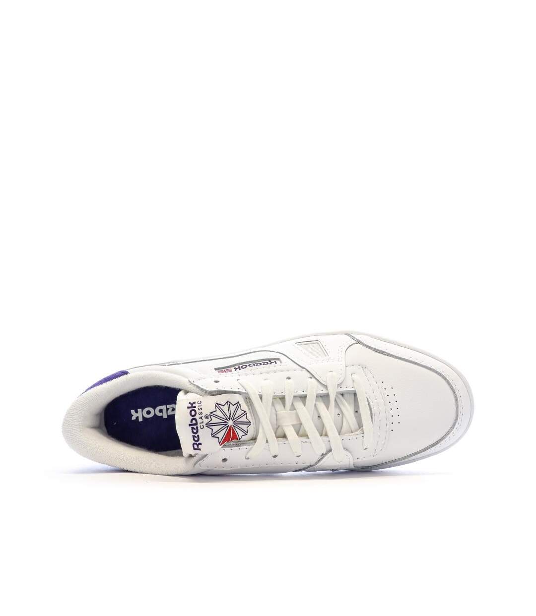 Baskets blanc/bleu homme reebok court gy0081-4