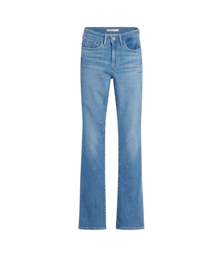 Womens/ladies 725 Tribeca Sun Leather Patch Bootcut Jeans Denim Levis