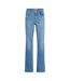 Womens/ladies 725 Tribeca Sun Leather Patch Bootcut Jeans Denim Levis-1