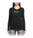 T-shirt Manches Longues New Virginia Femme Noir Pepe Jeans-1