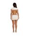 Mini Robe Ruchée Femme Crème Mars The Label-3