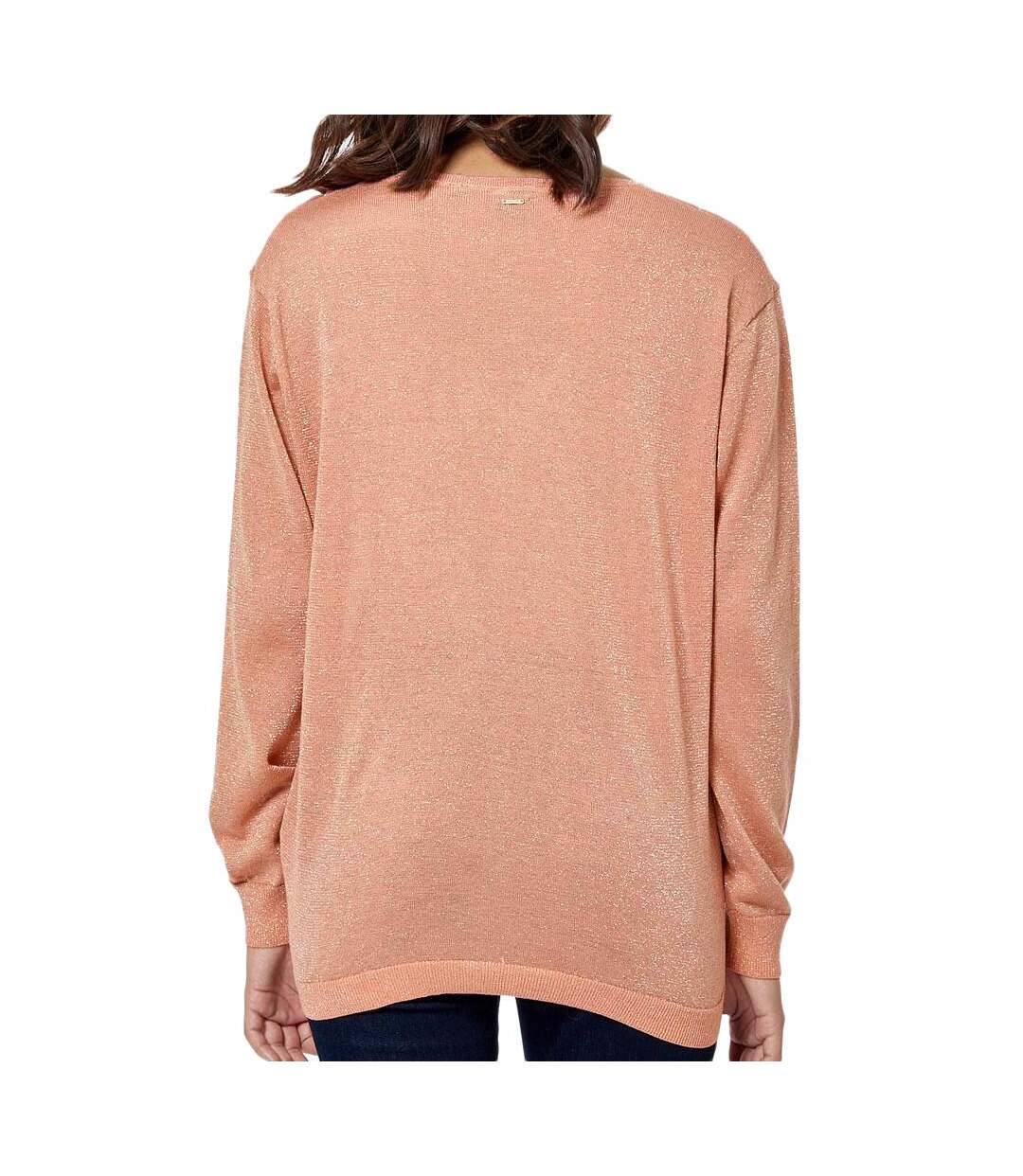 Pull Pailleté Corail Femme Kaporal Janee - M-2