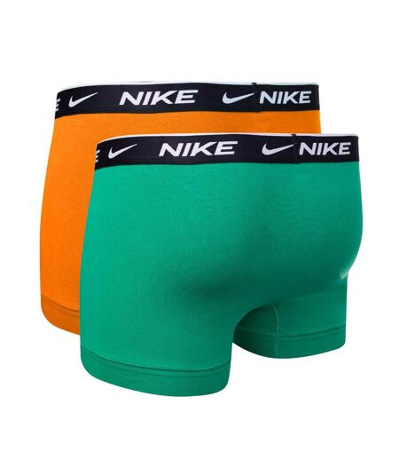 Pack Of 2  Mens Boxer Shorts  Green Orange Nike