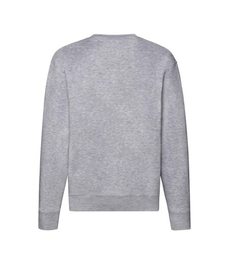 Sweat Premium Homme Gris Chiné Fruit Of The Loom