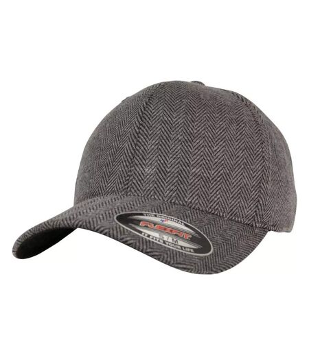 Casquette De Baseball Noir Gris Chiné Flexfit