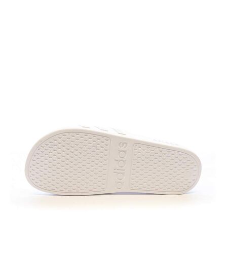 Claquettes Blanches/Argentés Homme Adidas Adilette Aqua - 39