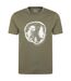 T-shirt off the beaten track homme vert kaki Mountain Warehouse-1
