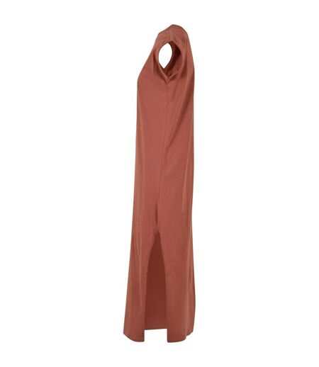 Robe Motif/style Long Femme Terre Cuite Urban Classics