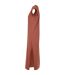 Robe Motif/style Long Femme Terre Cuite Urban Classics-3