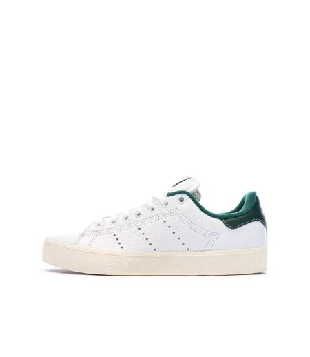 Baskets blanches/vertes homme adidas stan smith