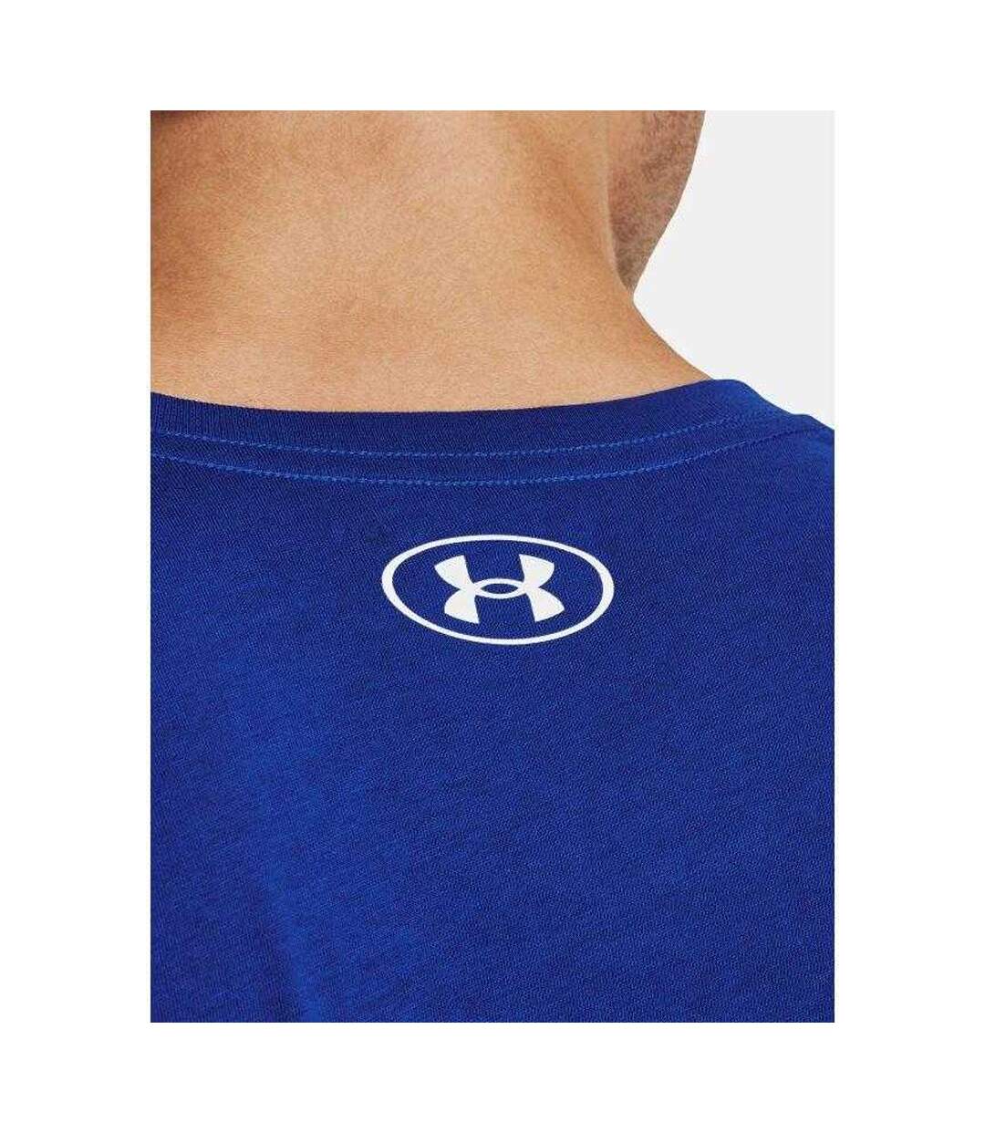 T-shirt Homme Bleu Under Armour-4