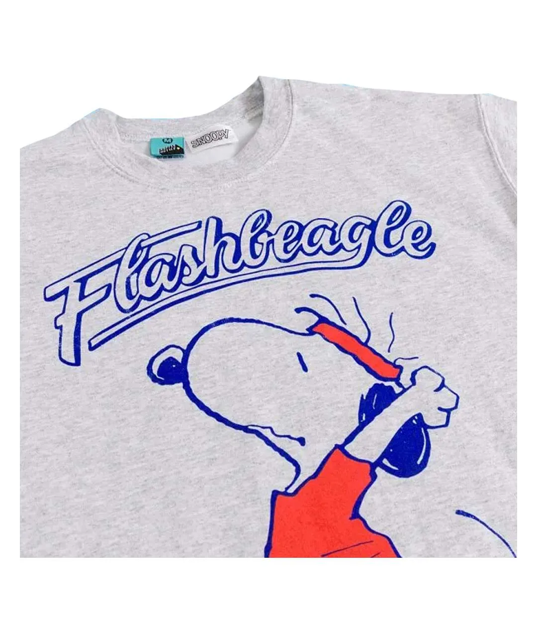 Sweat Motif Snoopy It´s Flashbeagle Adulte Gris Peanuts-3