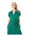 Womens/ladies ponte waist tie midi dress emerald Principles